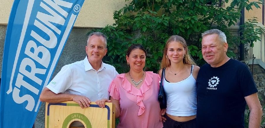 Slepi in slabovidni v igri Cornhole